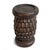 Vintage Small Bamileke Feather Wood Stool For Sale - Image 4 of 6