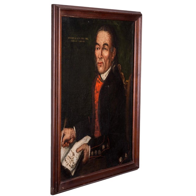 Portrait of Domenico Paul, Italy, 1798 For Sale - Image 4 of 8