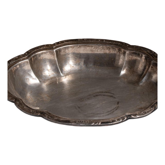 Early 20th Century France Silver Platter For Sale