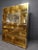 Wood Brass Pantry Bar Cabinet Studio For Sale - Image 7 of 12