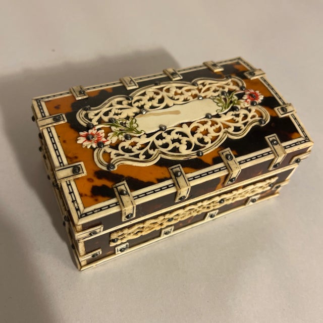 Late 19th Century Antique Vizagapatam Box For Sale - Image 5 of 7