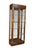 This vintage 1979 Henredon Scene One illuminated vitrine display cabinet is a striking example of campaign-style...