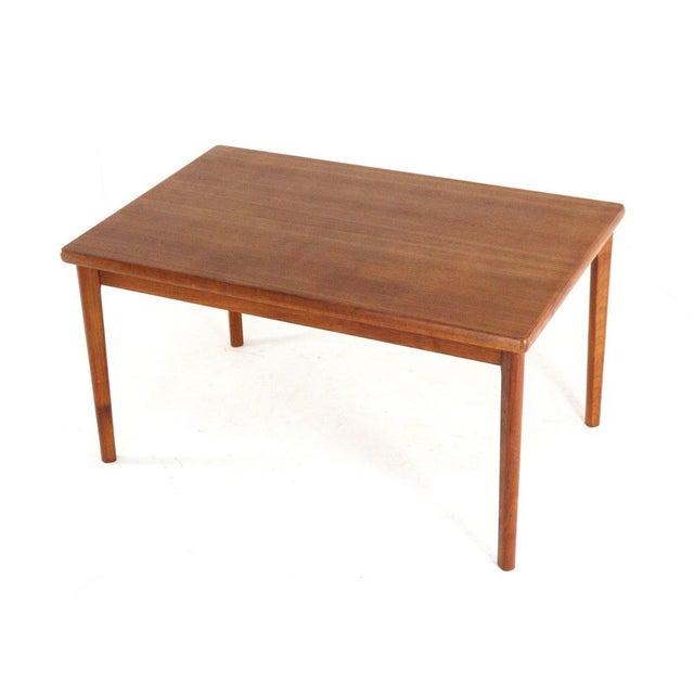 Large Rectangular Extendable Dining Table by Henning Kjaernulf for Vejle For Sale - Image 4 of 16