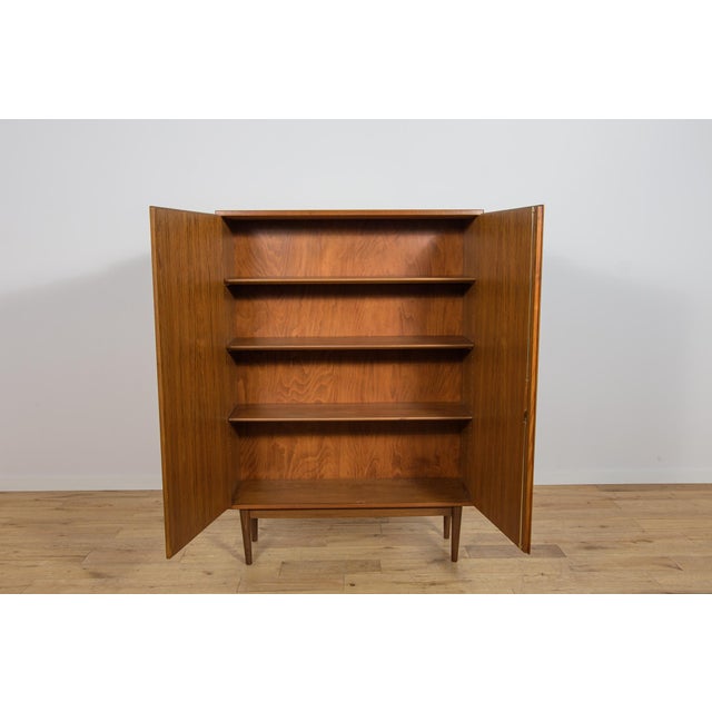 Mid-Century Modern Teak Wardrobe by Børge Mogensen for Søborg Møbelfabrik, Denmark, 1960s For Sale - Image 9 of 16