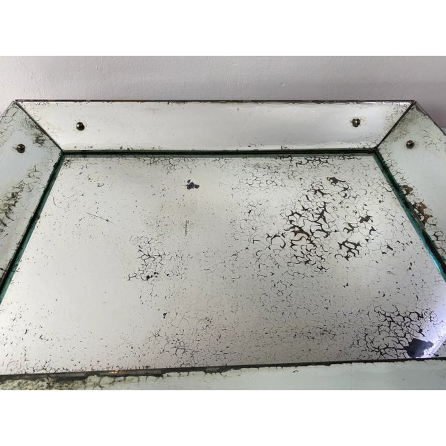 Antique Mercury Glass Mirror, 19th Century For Sale - Image 7 of 13