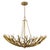 Cast reeds form a supportive basket for this six-light fixture, with its botanical influence and traditional feel. The...
