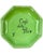 Vintage Cafe De La Paix Paris Green Ceramic Ashtray For Sale - Image 9 of 9