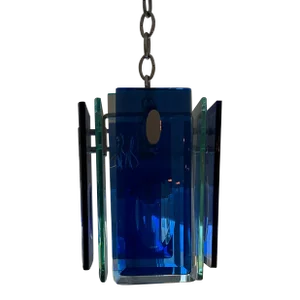 1970s Italian Modern Fontana Arte Style Pendant Lantern