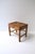 A small, well-made wicker bamboo stool, circa mid-20th century. A great piece for a drink, plant, small books, etc....