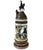Traditional Commemorative Early 20th-Century German Reservist Stein in Porcelain and Pewter For Sale - Image 3 of 18