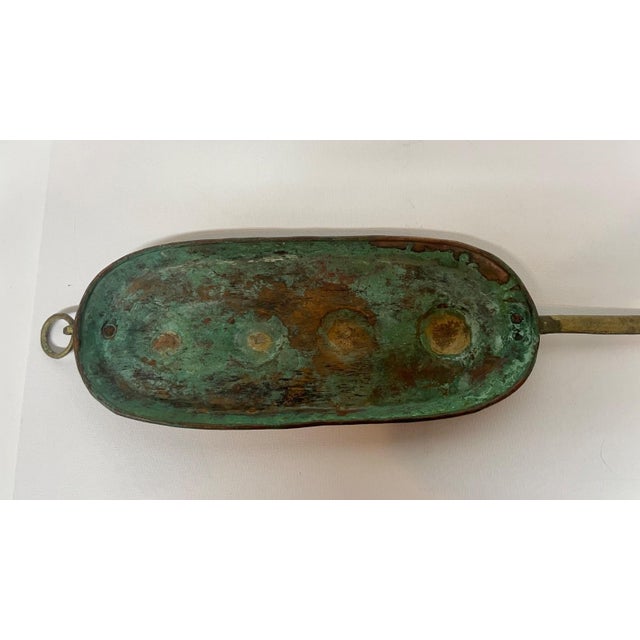 Stunning and rare piece with extensive patina, French origins. The copper interior would have been lined with tin,...