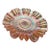 Fenton Marigold 1910 Carnival Art Glass Stippled Rays 3-1 Ruffled Edge Serving Bowl Candy Dish For Sale