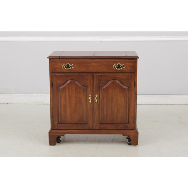 Age: C.1989 Details: Dovetailed Drawer Construction On Casters For Easy Maneuverability High Quality Construction Offered...