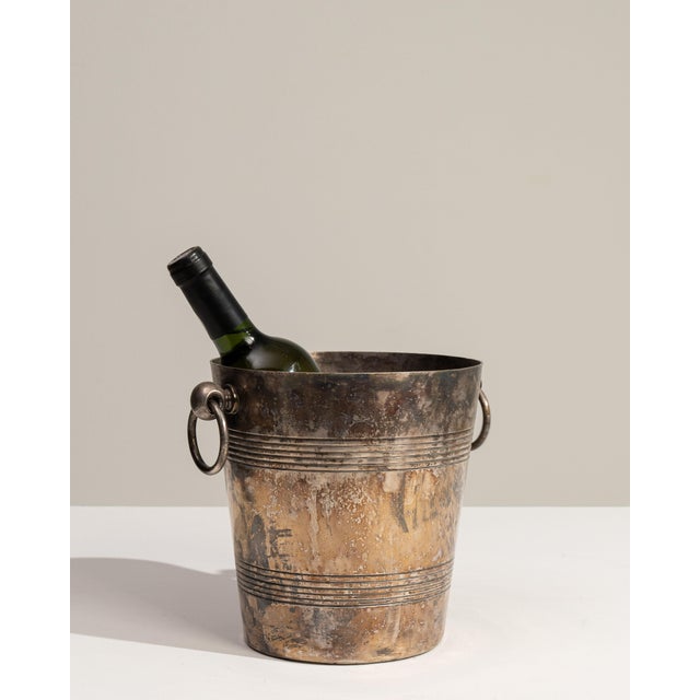 Mid 20th Century France Silver Ice Bucket For Sale - Image 9 of 18