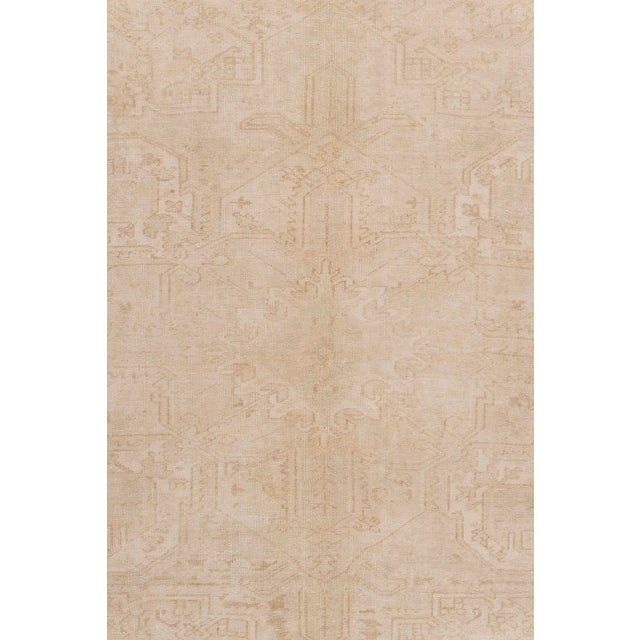 Vintage Circa 1940 Subdued Heriz Rug 10' X 12'5 For Sale - Image 9 of 12