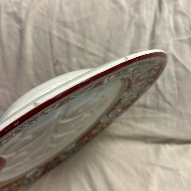 Ceramic Italian Carving Platter Minton Florentine Griffin Carving Platter !850"s For Sale - Image 7 of 9