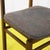 Wooden Chair with Brown Upholstered Seat
