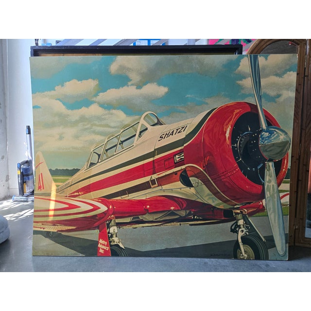 Tom Blackwell Screenprint on Masonite Titled Shatzi Ap 1978 sold as found in good condition with very slight wear to one...