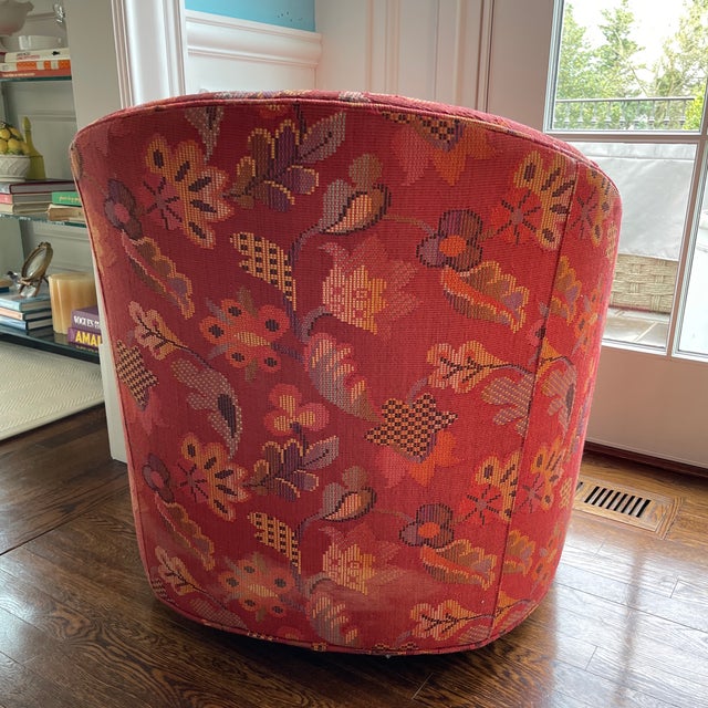 1970s 1970s Vintage Erwin Lambeth Chair on Casters For Sale - Image 5 of 12