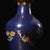 Chinese Pair of Vintage Chinese Blue Cloisonné "Crane & Clouds" Vases - 1365g For Sale - Image 3 of 9
