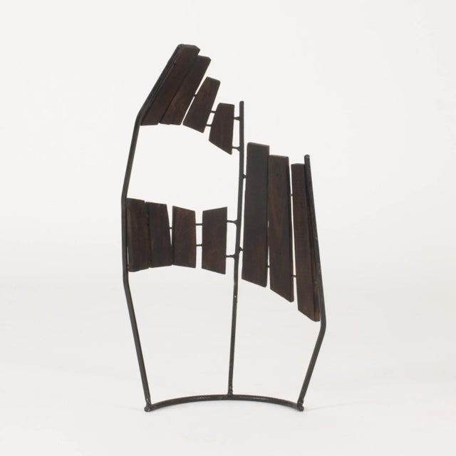 Wood and Metal Sculpture by Fred Leyman For Sale - Image 3 of 7
