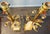 1950s 1950s Alabaster Balustraude Gilt Tole Flower Table Lamp - a Pair For Sale - Image 5 of 7