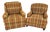 Century & Sherrill Matching English Lounge Club Chairs Pair For Sale