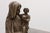 Belgian School, Madonna and Child Statue on Octagonal Base, 1800s, Plaster For Sale - Image 4 of 13