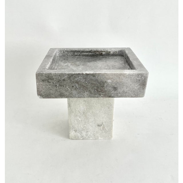 Late 20th Century Square Marble Display Pedestal For Sale - Image 5 of 8