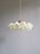 Art Deco Pendant Light in Speckled Green and White Pleated Glass, 1920s For Sale - Image 6 of 16