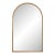 Gold Leaf Arched Vanity Mirror For Sale