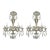 Pair of 19th Century Irish Georgian Crystal Chandeliers For Sale