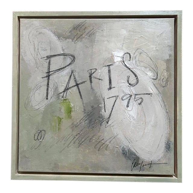 Elle Yount Original "Paris 1795"- Abstract Painting For Sale