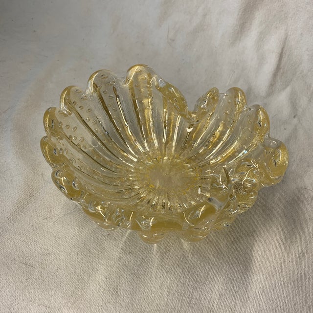 Elevate your space with this stunning, authentic mid-century Italian art glass piece. Handcrafted on the famous island of...