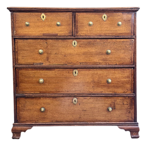 Georgian Chest of Drawers with Metal Handles