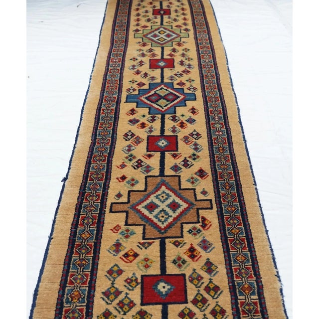 Vintage Varamin Runner 2'6'' x 22'2'' For Sale - Image 10 of 12