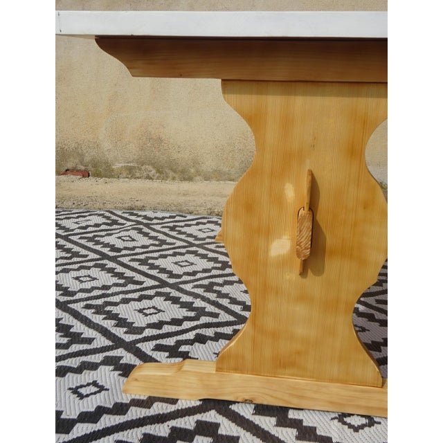 Pine Monastery Dining Table, 1980s For Sale - Image 14 of 18