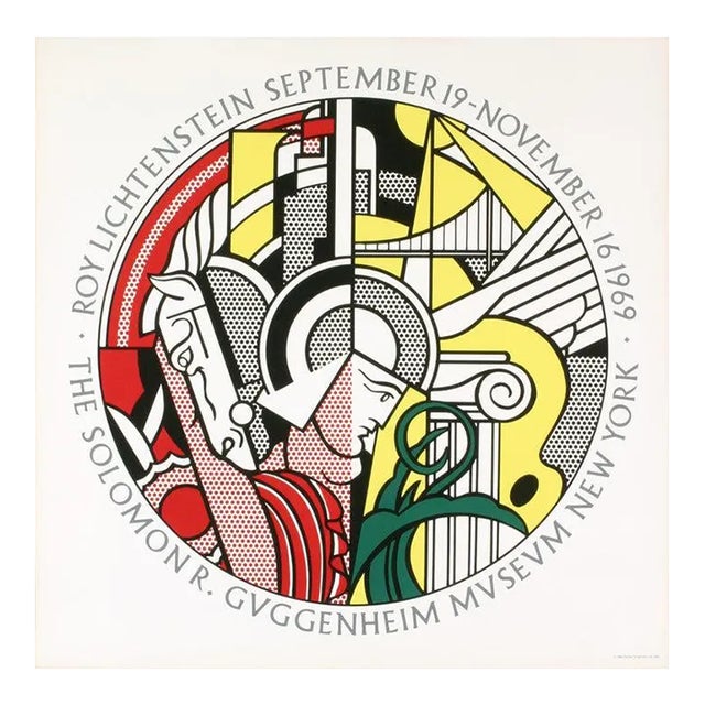 1969 Roy Lichtenstein 'Guggenheim Museum' Pop Art Multicolor USA Serigraph For Sale