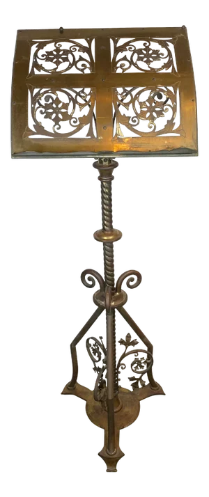 19th Century Brass Music Stand / Lectern