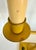 Vintage French Empire Bouillotte Mustard and Gold Tole Library Table Lamp For Sale - Image 9 of 11