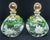 Mid-Century Modern 1950's Royal Limited Hand Painted Perfume Bottles Pair For Sale - Image 3 of 8
