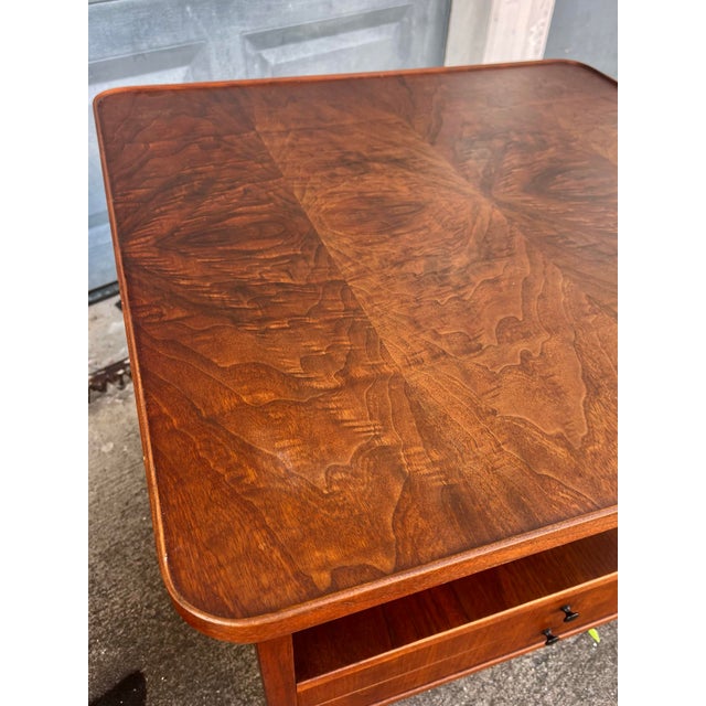 Pair of Mid Century Modern Side or End Tables | in the Style of Jack Cartwright for Founders For Sale In Tampa - Image 6 of 12