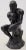 Early 20th Century Early 20th Century Patinated Metal "Thinker" Sculpture For Sale - Image 5 of 6