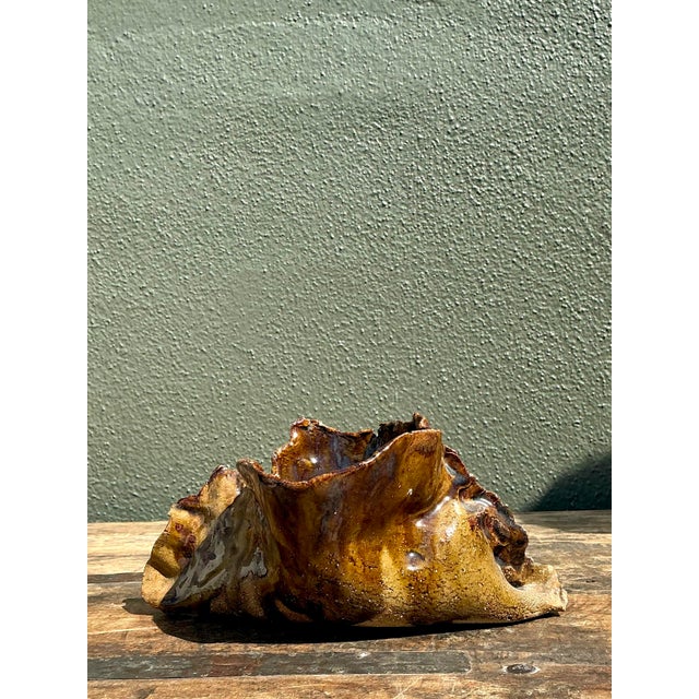 Vintage Original Studio Pottery Pocket For Sale - Image 9 of 12
