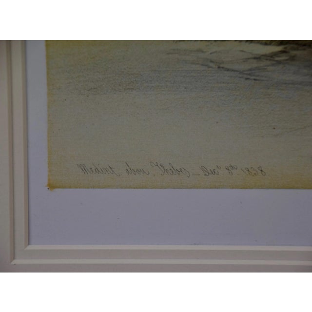 Thebes, Egypt: A Framed 19th Century Hand-Colored Lithograph by David Roberts , 1847 For Sale In San Francisco - Image 6 of 8