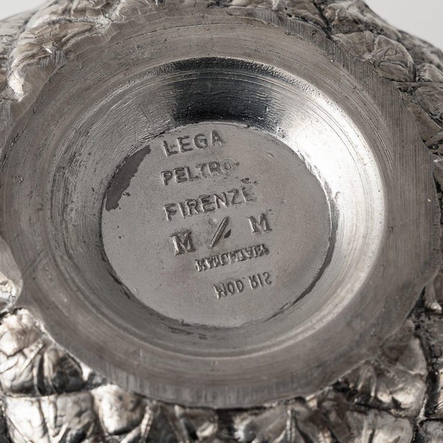 Vintage Silver Plated Pineapple Ice Bucket by Mauro Manetti, 1960 For Sale - Image 14 of 15