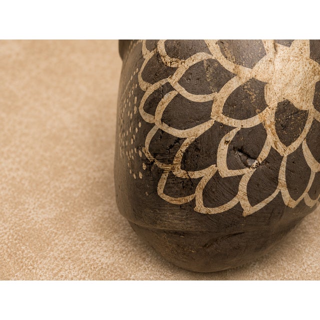Ceramic Vintage Apropos Home Collection Hand-Painted Ceramic Elephant Figurine, Made in India For Sale - Image 7 of 11
