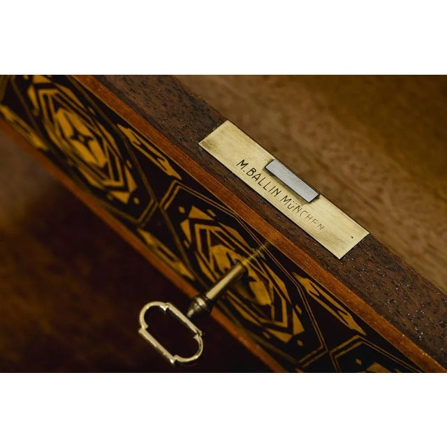 Desk by Matthias Feller for M. Ballin München, 1912 For Sale - Image 11 of 13