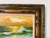 1980’s Vintage Sunset Ocean Landscape Oil on Canvas Painting – Unsigned For Sale In Miami - Image 6 of 11