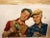 Textile 1950s Signed Norman Rockwell Style Painting of Golfers by Victor Olsen For Sale - Image 7 of 13